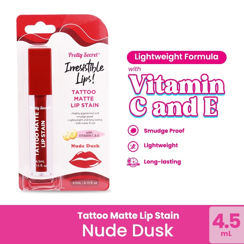 Tattoo Matte Lip Stain Nude Dusk 4.5ml