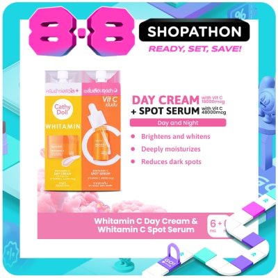 CATHY DOLL - Whitamin C Day Cream & Whitamin C Spot Serum 6ML + 6ML image