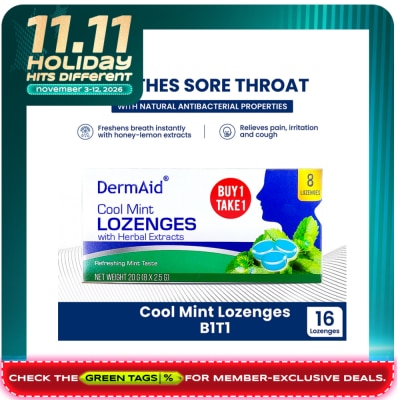 DERMAID Dermaid Crelief Cool Mint Lozenges 8S image