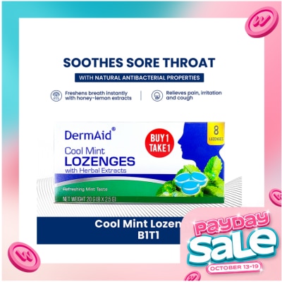 DERMAID Dermaid Crelief Cool Mint Lozenges 8S image