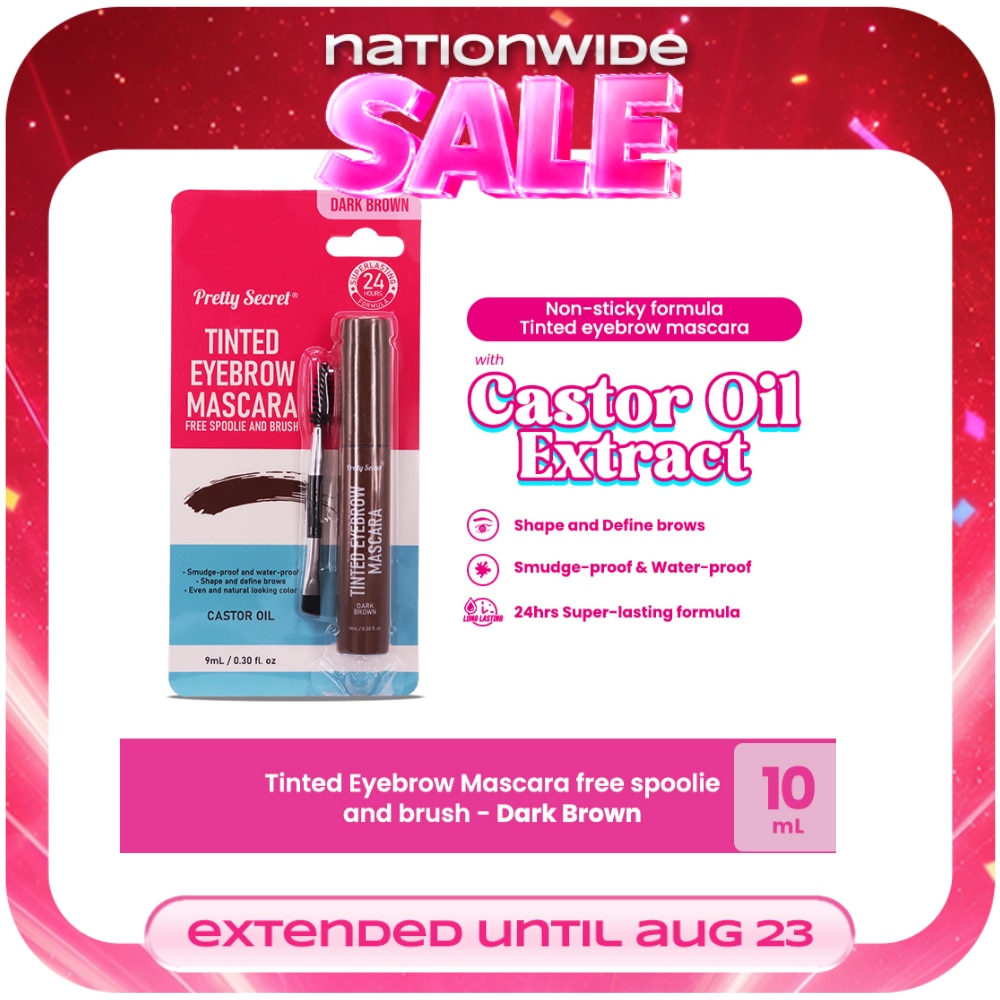 Tinted Eyebrow Mascara 9ML- Dark Brown image