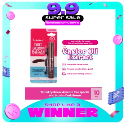 PRETTY SECRET - Tinted Eyebrow Mascara 9ML- Dark Brown image