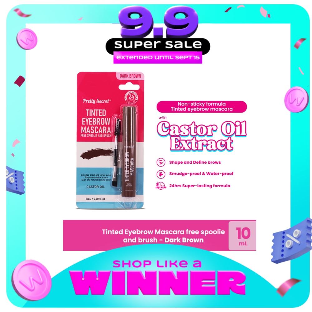 Tinted Eyebrow Mascara 9ML- Dark Brown image