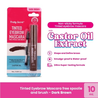 PRETTY SECRET Tinted Eyebrow Mascara 9ML- Dark Brown