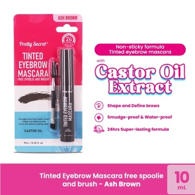 PRETTY SECRET Tinted Eyebrow Mascara 9ML- Ash Brown