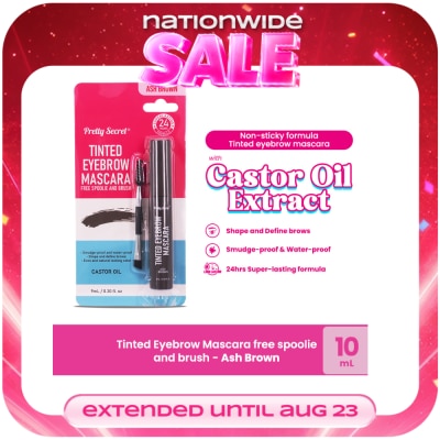 PRETTY SECRET - Tinted Eyebrow Mascara 9ML- Ash Brown image