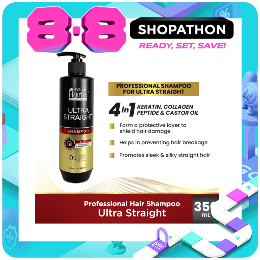 HAIRFIX Professional Hair Shampoo Ultra Straight 350ml image