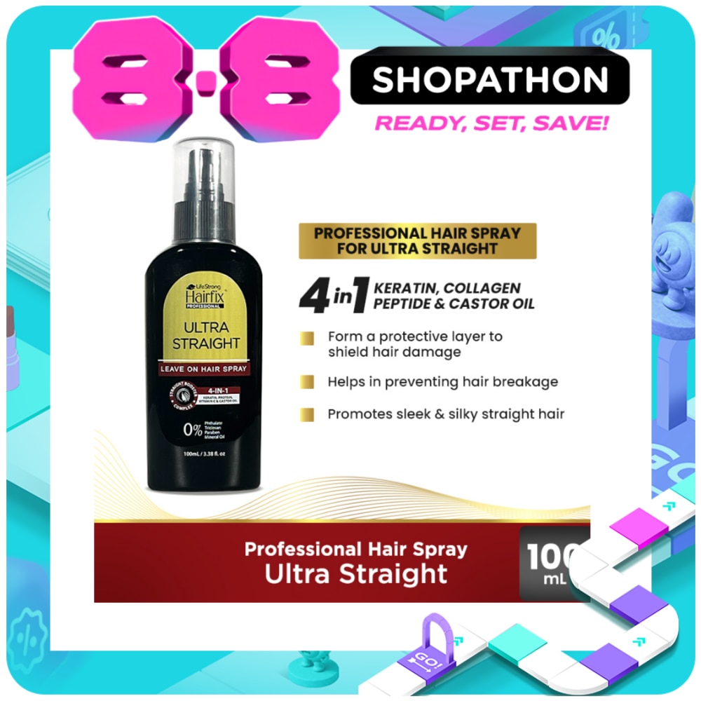 HAIRFIX Professional Hair Spray Ultra Straight 100ml image