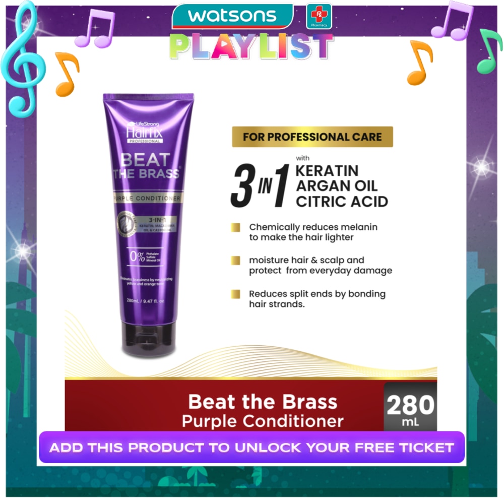HAIRFIX Beat the Brass Purple Conditioner 280ml