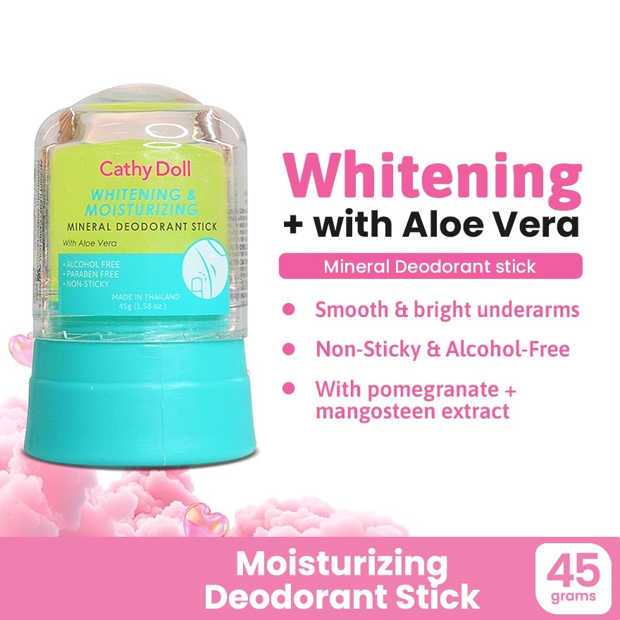 Whitening & Moisturizing Mineral Deodorant Stick 45g