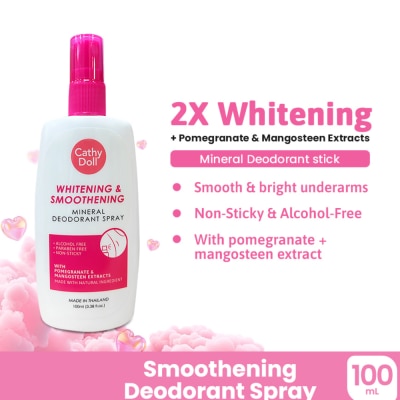CATHY DOLL - Whitening & Smoothening Mineral Deodorant Spray 100ml