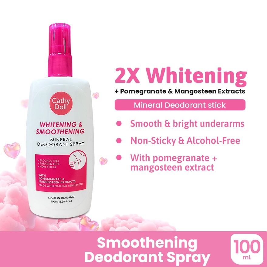 Whitening & Smoothening Mineral Deodorant Spray 100ml