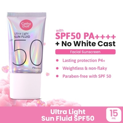 CATHY DOLL Ultra Light Sun Fluid SPF50 15ml