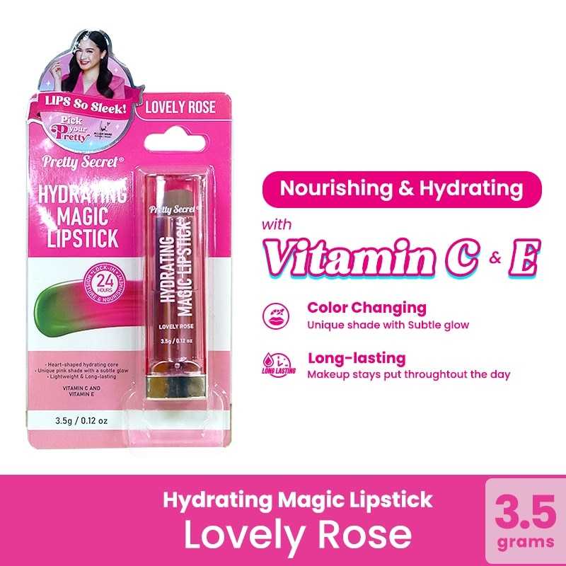 Hydrating Magic Lipstick - Lovely Rose 3.5g