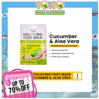 MEGAN Megan Exfoliating Foot Mask - Cucumber & Aloe Vera