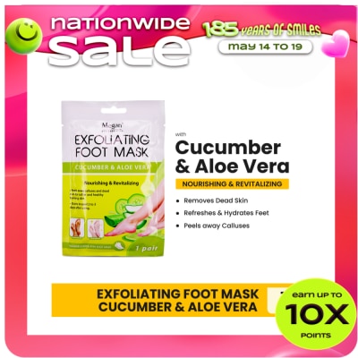 MEGAN - Megan Exfoliating Foot Mask - Cucumber & Aloe Vera