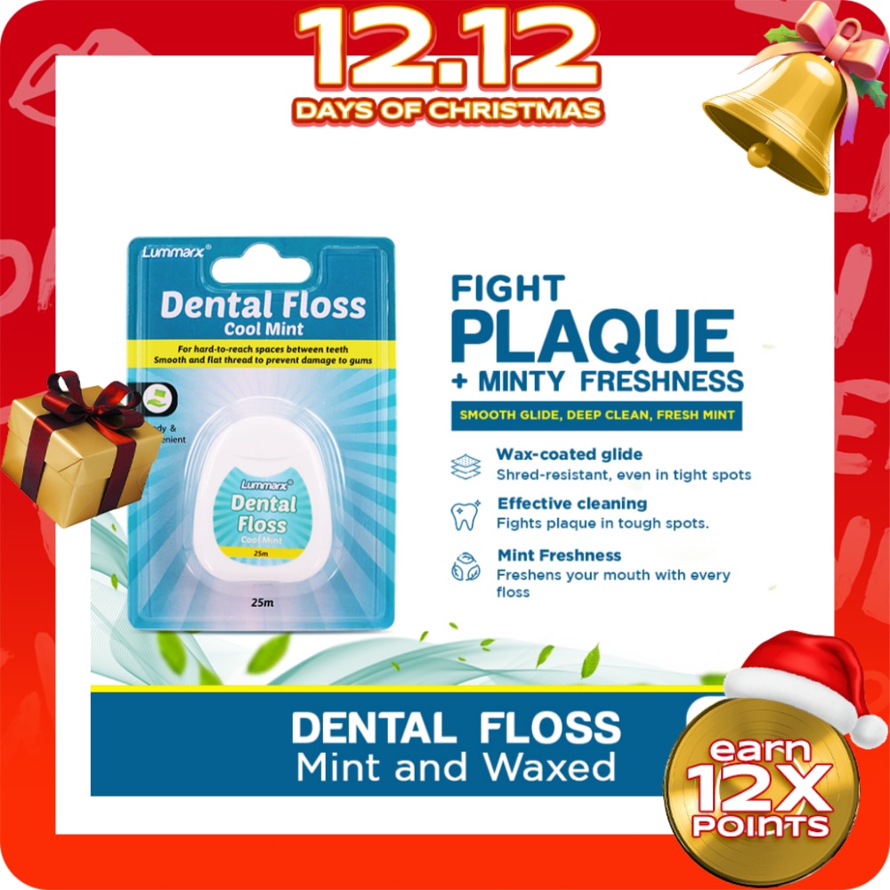 LUMMARX Dental Floss Mint And Waxed