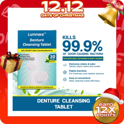 LUMMARX LUMMARX Denture Cleansing Tablet (Sold Per Piece)