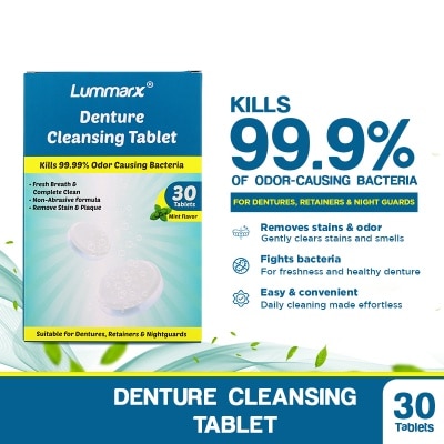 LUMMARX LUMMARX Denture Cleansing Tablet (Sold Per Piece)