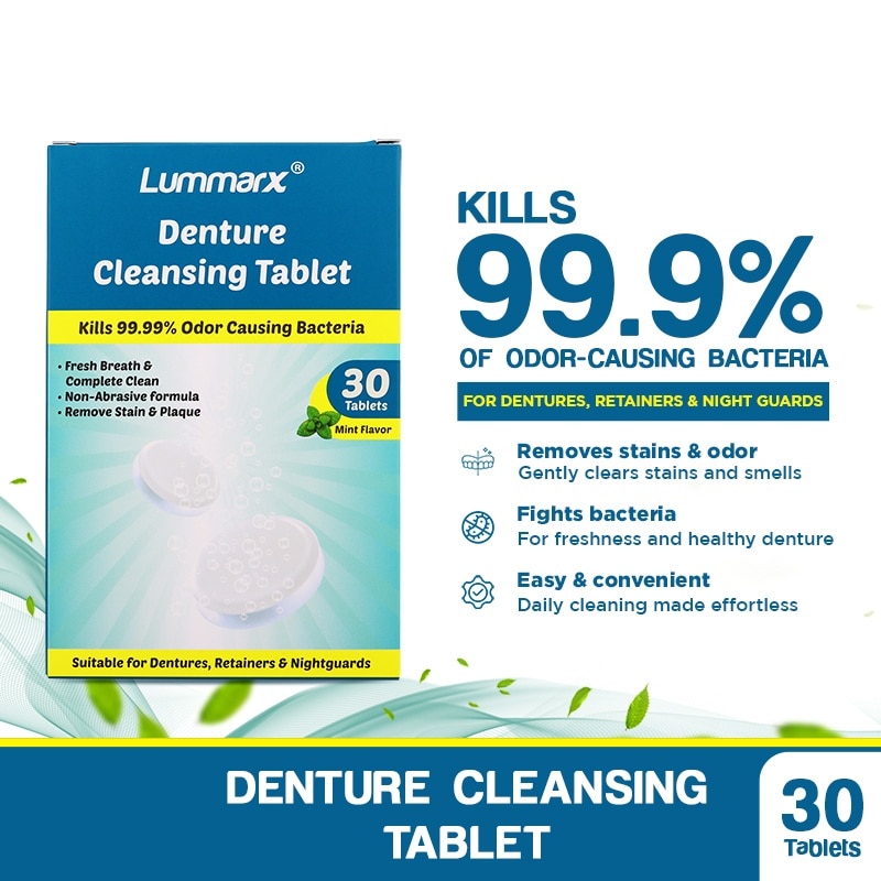 LUMMARX Denture Cleansing Tablet (Sold Per Piece)