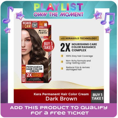 HAIRFIX - Hairfix Keragold Permanent Hair Color Cream 120Ml  Dark Brown