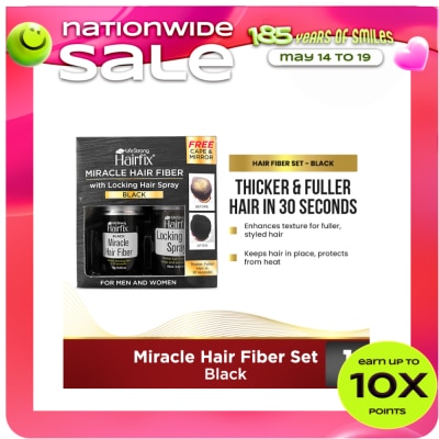 HAIRFIX - HAIRFIX Miracle Hair Fiber Set - Black
