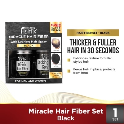 HAIRFIX, HAIRFIX Miracle Hair Fiber Set - Black | Watsons Philippines