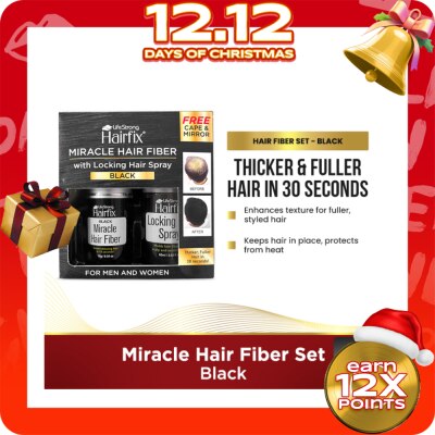 HAIRFIX HAIRFIX Miracle Hair Fiber Set - Black