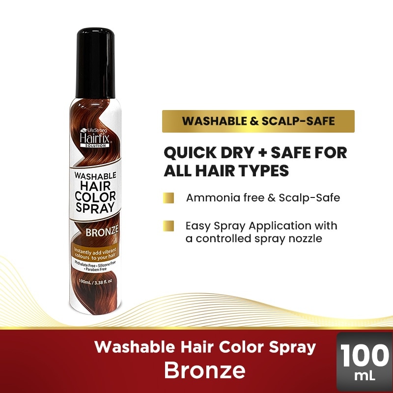HAIRFIX Washable Hair Color Spray 100ml Golden Bronze