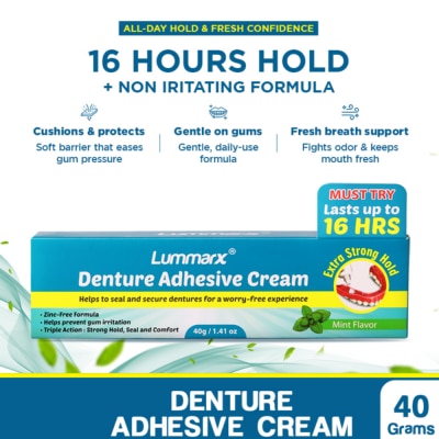 LUMMARX - LUMMARX Denture Adhesive Cream