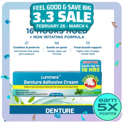 LUMMARX LUMMARX Denture Adhesive Cream