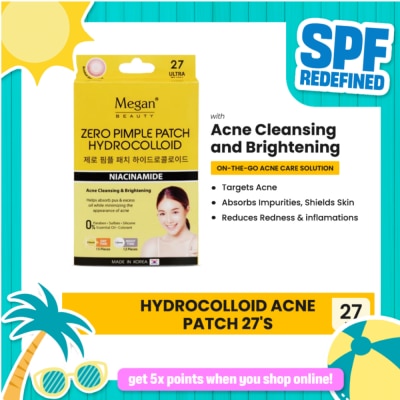 MEGAN - MEGAN Hydrocolloid Acne Patch 27s