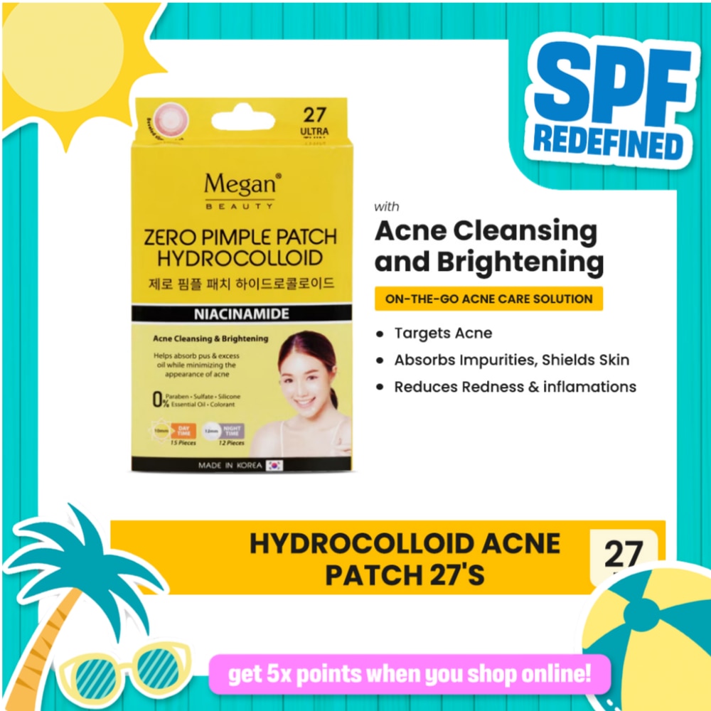 MEGAN Hydrocolloid Acne Patch 27s