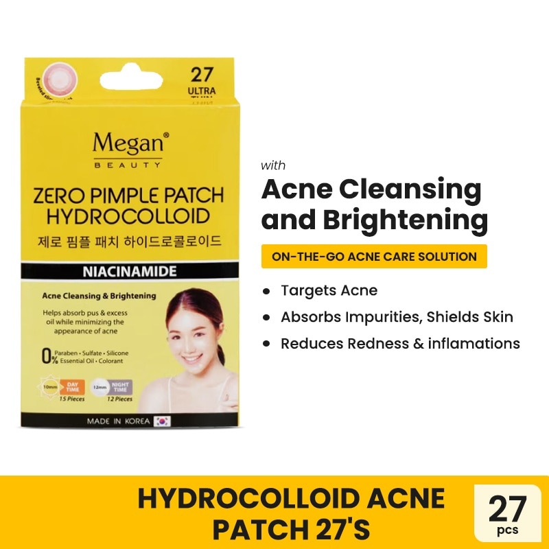 MEGAN Hydrocolloid Acne Patch 27s