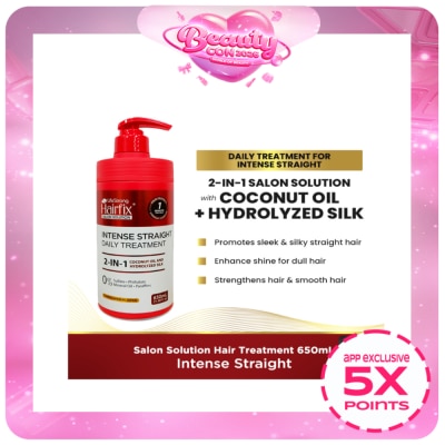 HAIRFIX - HAIRFIX HAIRFIX Salon Solution Intense Straight Hair Treatment  650ml Buy2 Get 50% off