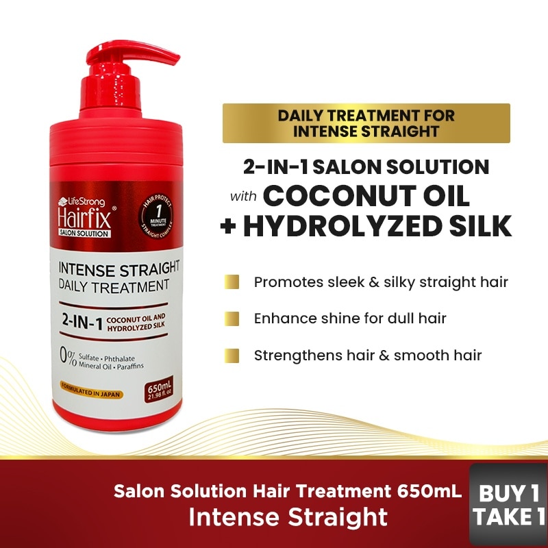 HAIRFIX Salon Solution Intense Straight Hair Treatment Buy 1 Take 1 650ml