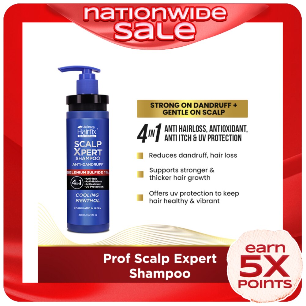 HAIRFIX Professional ScalpXpert Shampoo Cooling Menthol 200ml