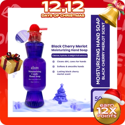 GLAMWORKS GLAMWORKS Moisturizing Candy Hand Soap Black Cherry Merlot Scent