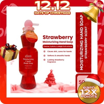 GLAMWORKS GLAMWORKS Moisturizing Candy Hand Soap Strawberry Scent Gift Set