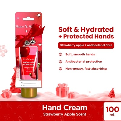 BODY IN BLOOM BODY IN BLOOM Antibacterial Hand Cream Strawberry Apple Scent 100ml Gift Set