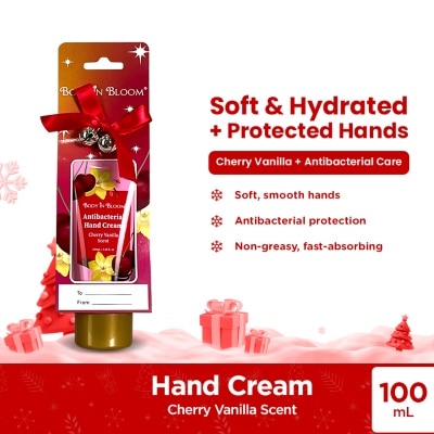 BODY IN BLOOM BODY IN BLOOM Antibacterial Hand Cream Cherry Vanilla Scent 100ml Gift Set