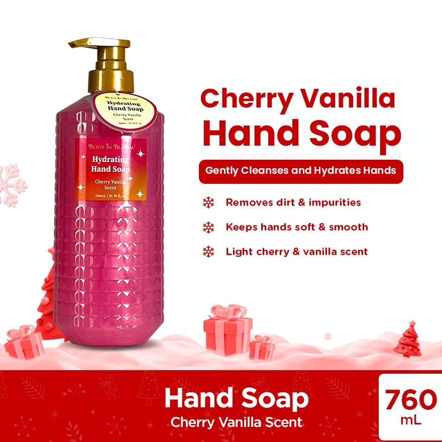 BODY IN BLOOM Hand Soap Cherry Vanilla 760ml
