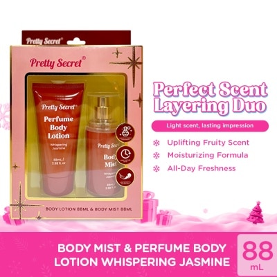PRETTY SECRET PRETTY SECRET Body Lotion x Mist Whispering Jasmine Gift Set