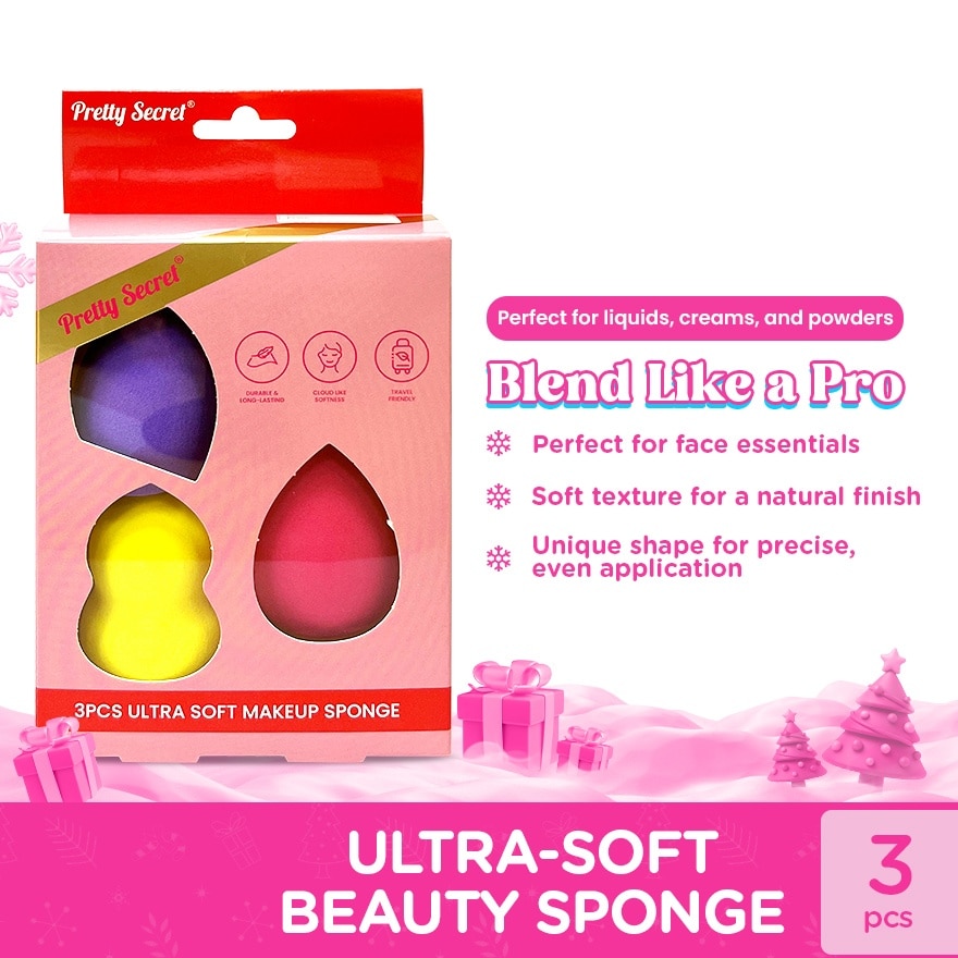 PRETTY SECRET Ultra Soft Beauty Sponge Gift Set