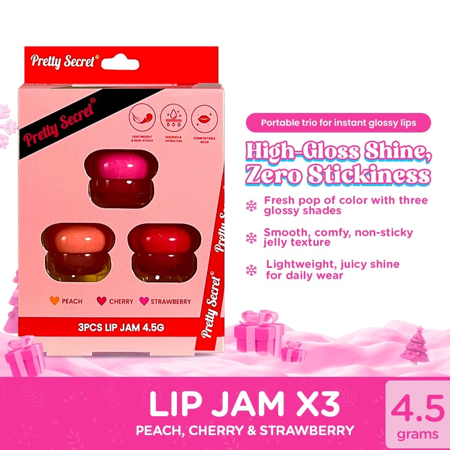 PRETTY SECRET Fruity Lip Jam Gift Set