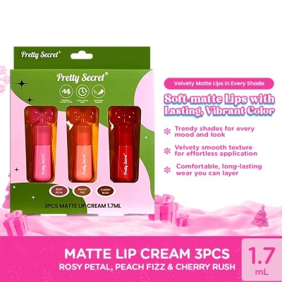 PRETTY SECRET PRETTY SECRET Matte Lip Cream Gift Set