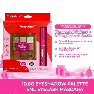 PRETTY SECRET PRETTY SECET Eyeshadow Palette and Mascara 5ml Gift Set