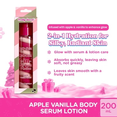 PRETTY SECRET PRETTY SECRET Apple Vanilla 2 In 1 Body Serum & Lotion 200ml