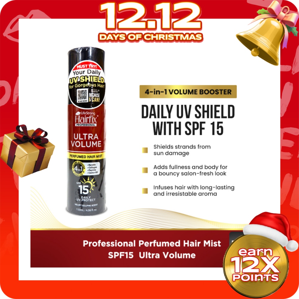 HAIRFIX Professional Ultra Volume Hair Mist SPF15 120ml