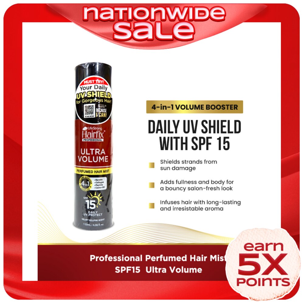 HAIRFIX Professional Ultra Volume Hair Mist SPF15 120ml